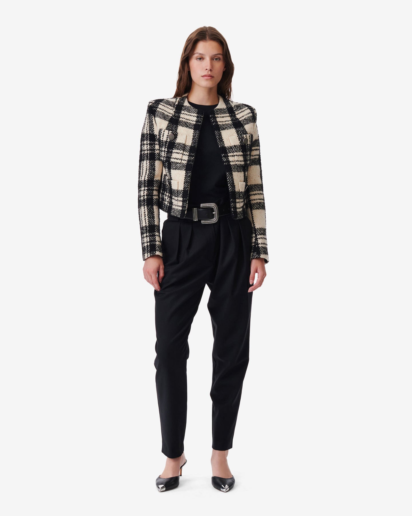 Xelina - Ecru/Black