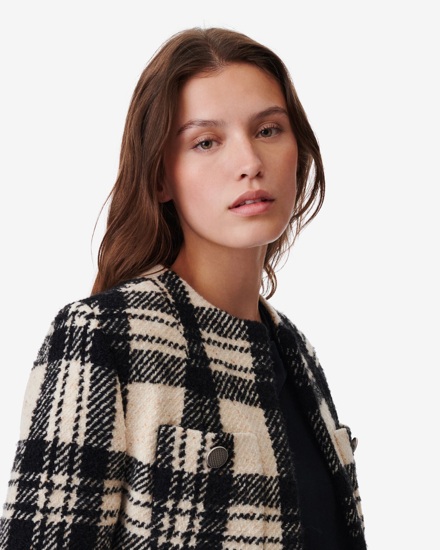 Xelina - Ecru/Black