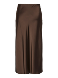 Yaspella Hw Midi Skirt - Chokladbrun