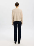 Selected Femme Lulu New LS Kofta - Birch Melange