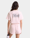 Health Script T-Shirt - Pink Dolphin