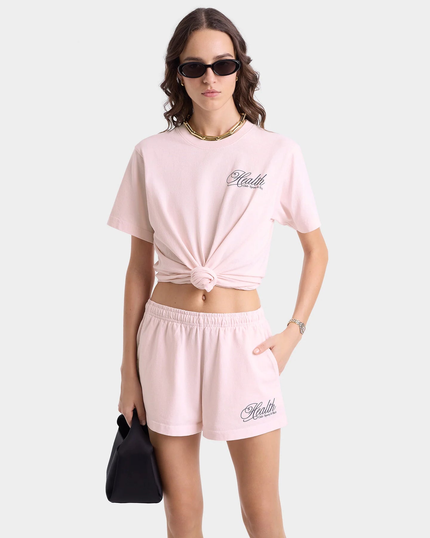Sporty & Rich Health Script Disco Short