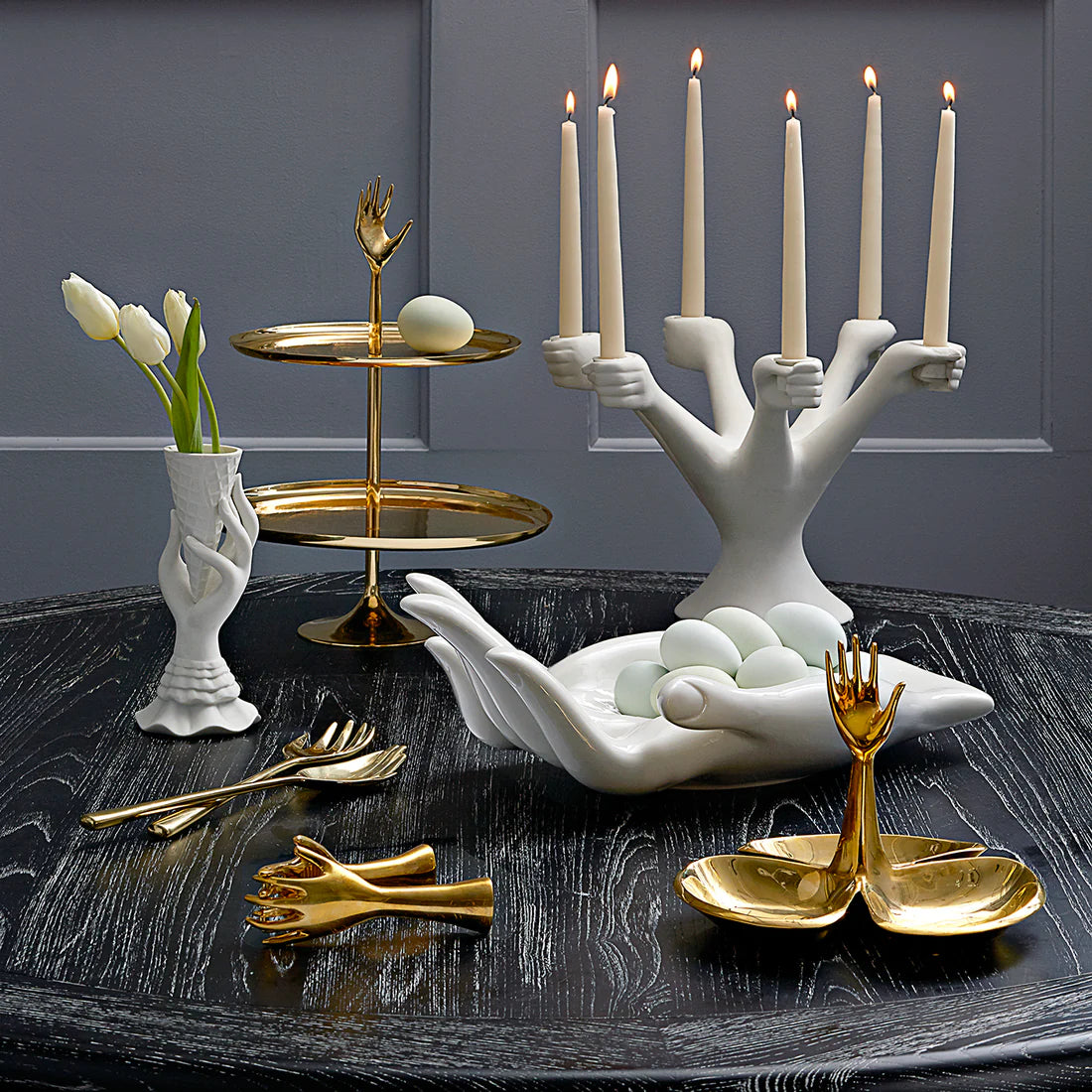 Eve Candelabra - Vit
