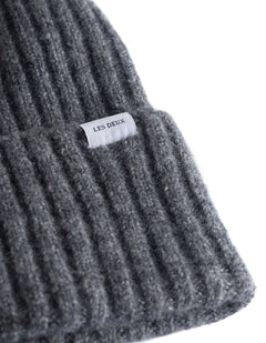 Wells Rib Beanie- Charcoal Mélange