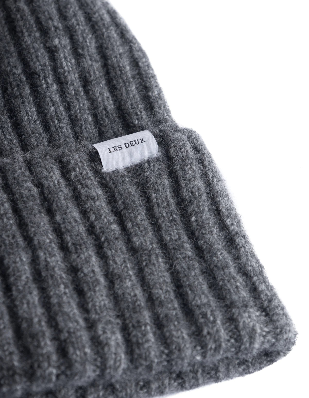 Wells Rib Beanie- Charcoal Mélange