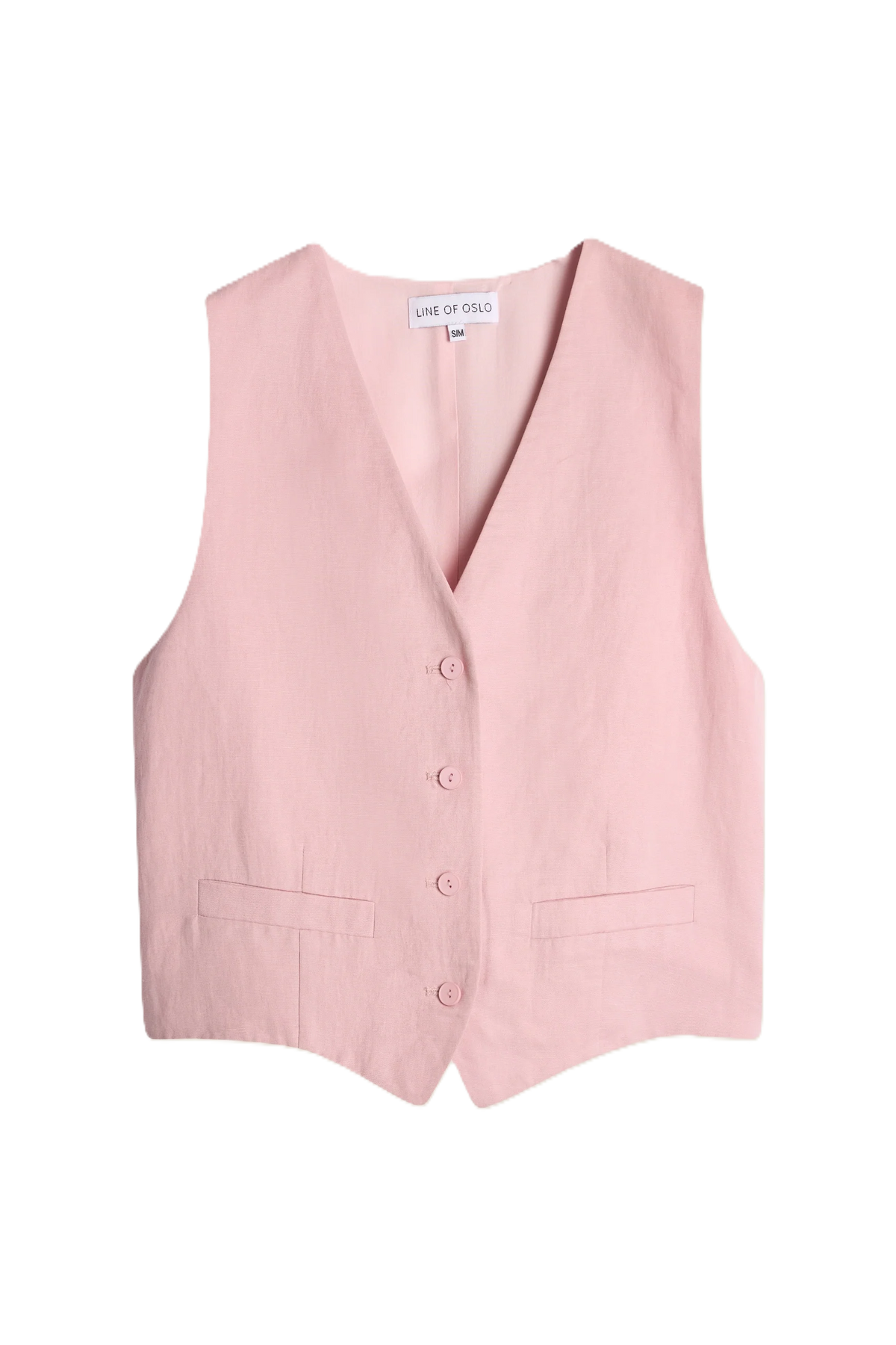 West Linen Väst - Rosa