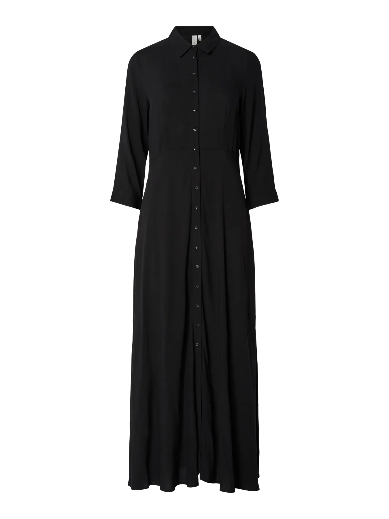 Yassavanna Long Shirt Dress - Svart
