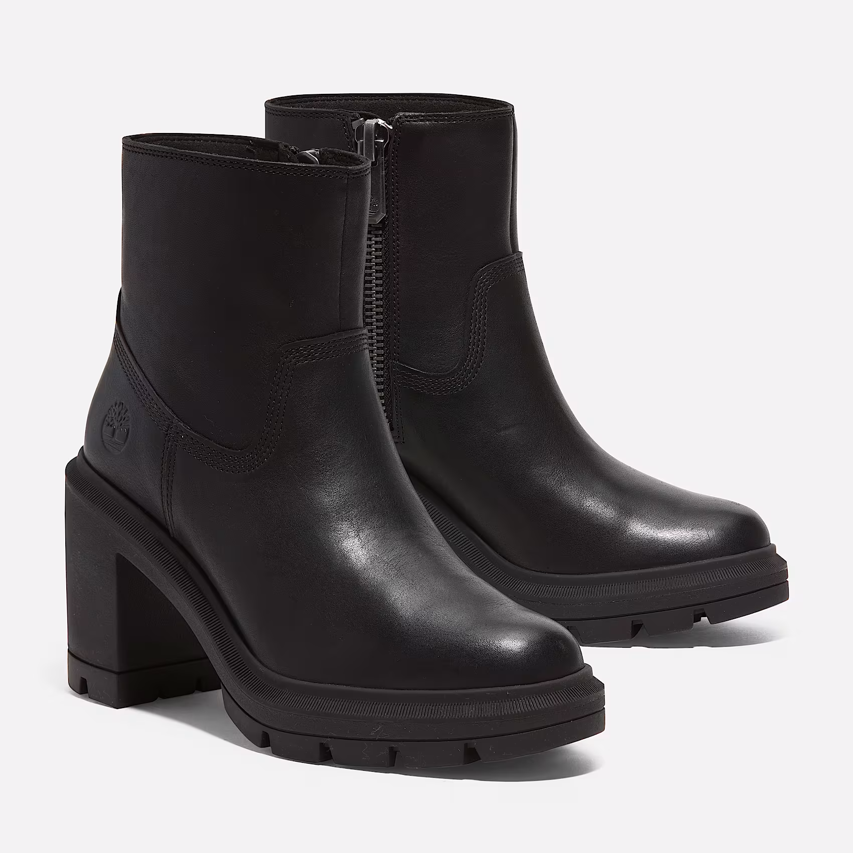 Allington Heights Mid Zip Up Boot - Blk Full Grain