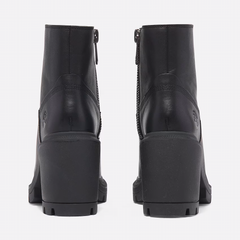 Allington Heights Mid Zip Up Boot - Blk Full Grain