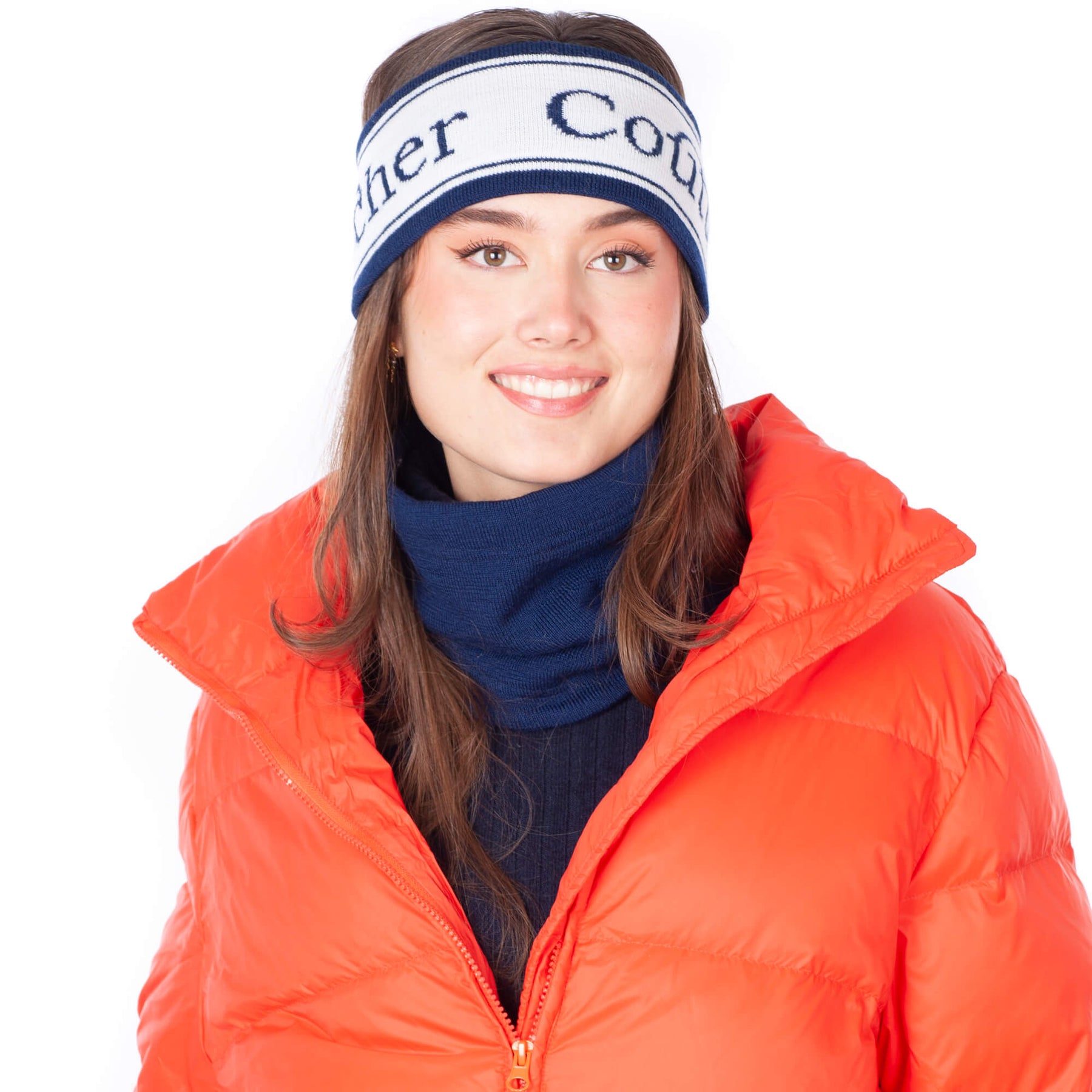 Head Band Logo - Navy/ White