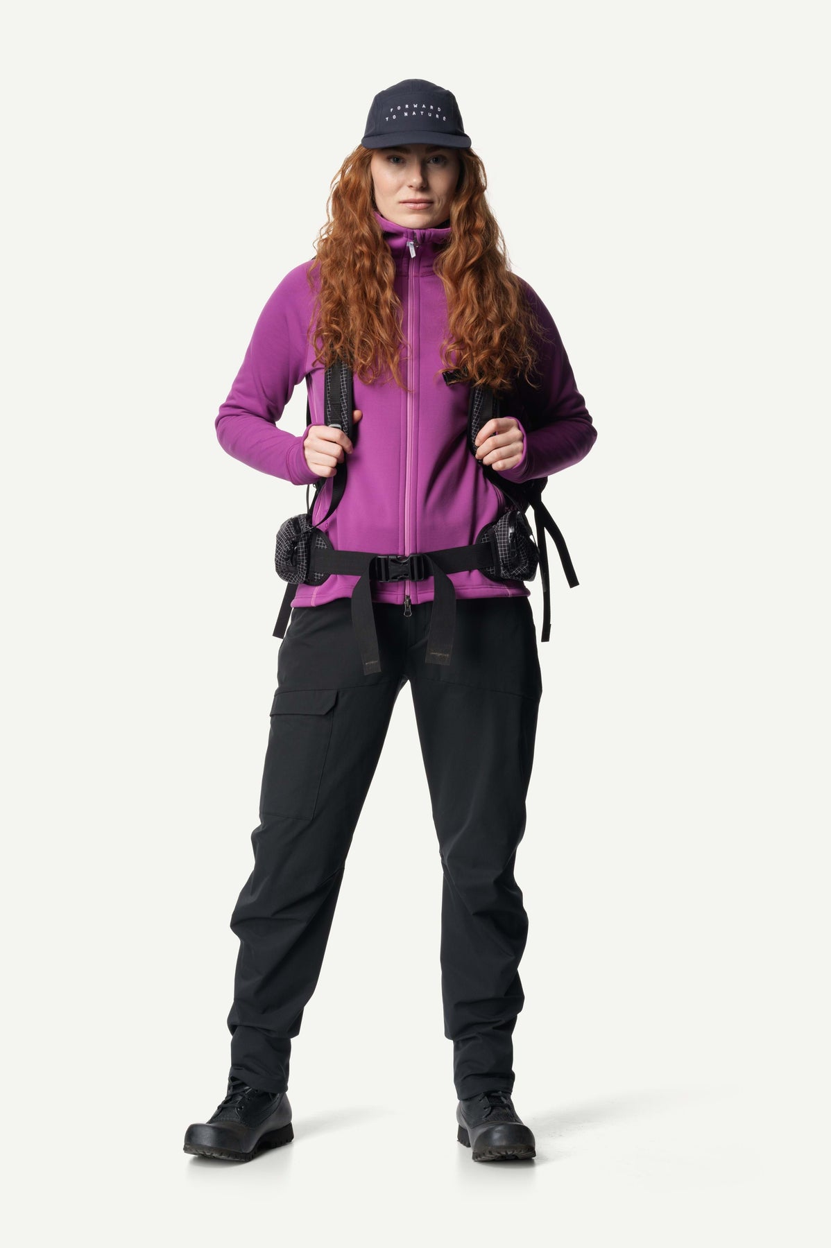 W'S Power Houdi - Purple Up