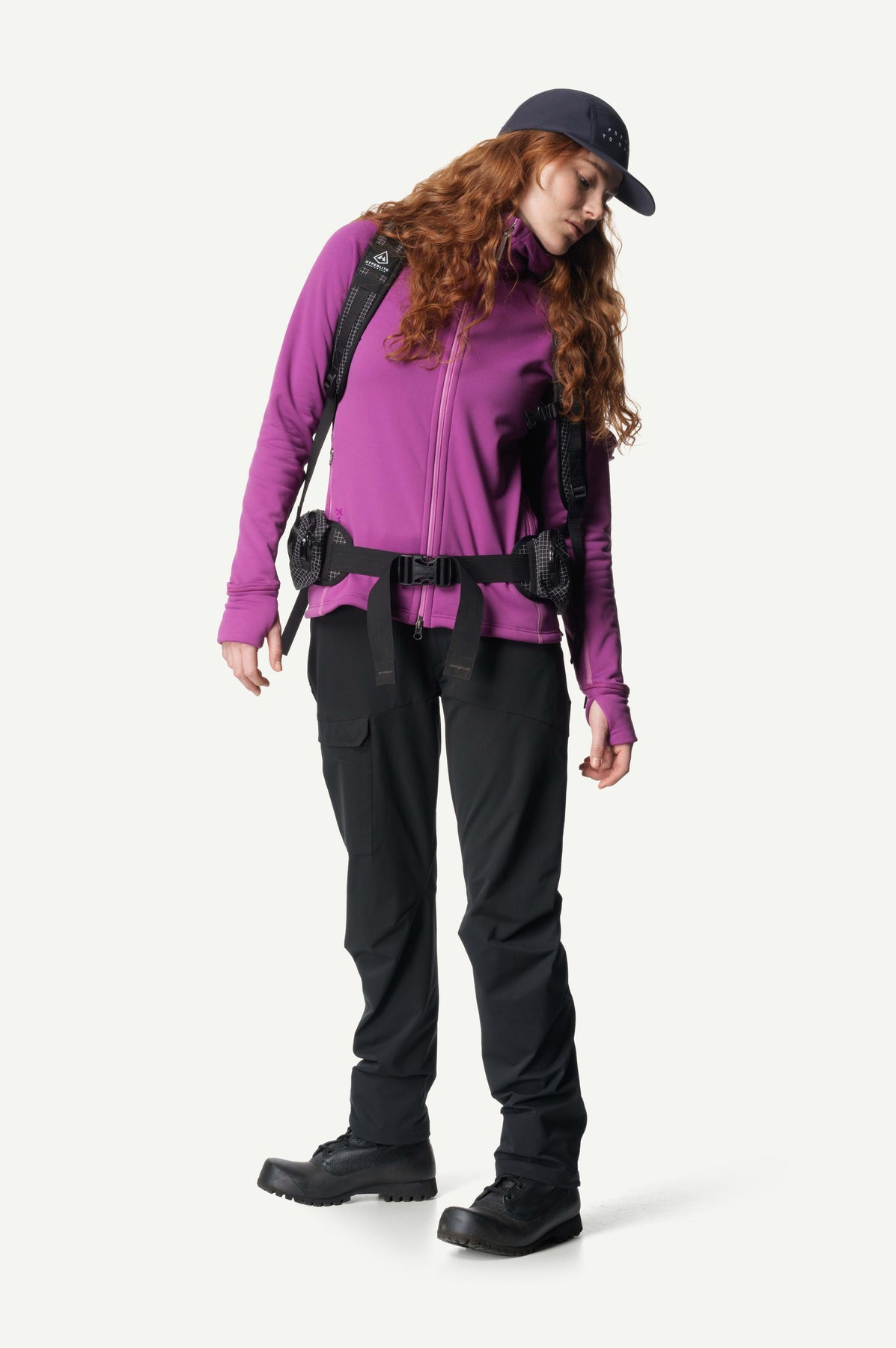 W'S Power Houdi - Purple Up