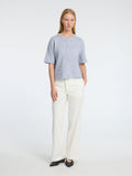 Lulu 2/4 Knit Cardigan Noos - Cashmere Blue Melange