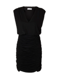 Slim Mira Reversible Sl Short Dress - Svart