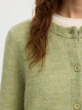 Lulu New Ls Knit Cardigan - Lint Melange