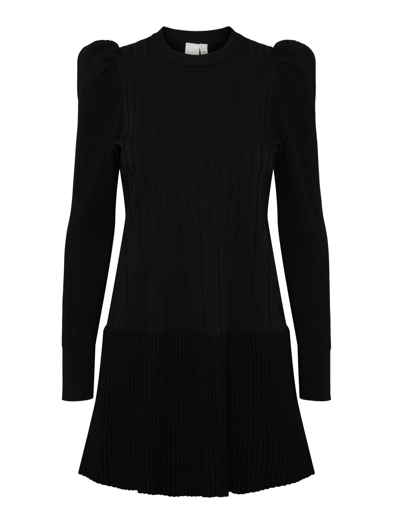 Yaselina LS Knit Dress - Black