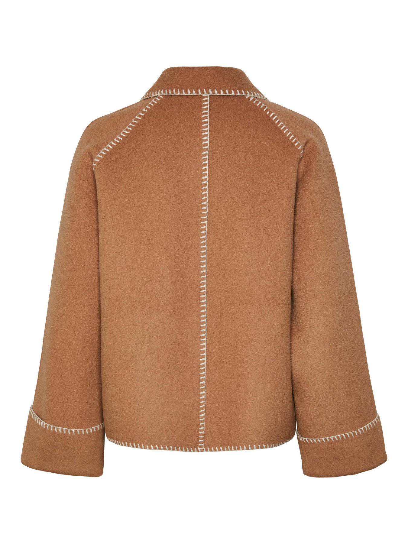 Yasalami Handmade Wool Mix Jacket - Nomad W/Birch Stich