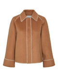 Yasalami Handmade Wool Mix Jacket - Nomad W/Birch Stich
