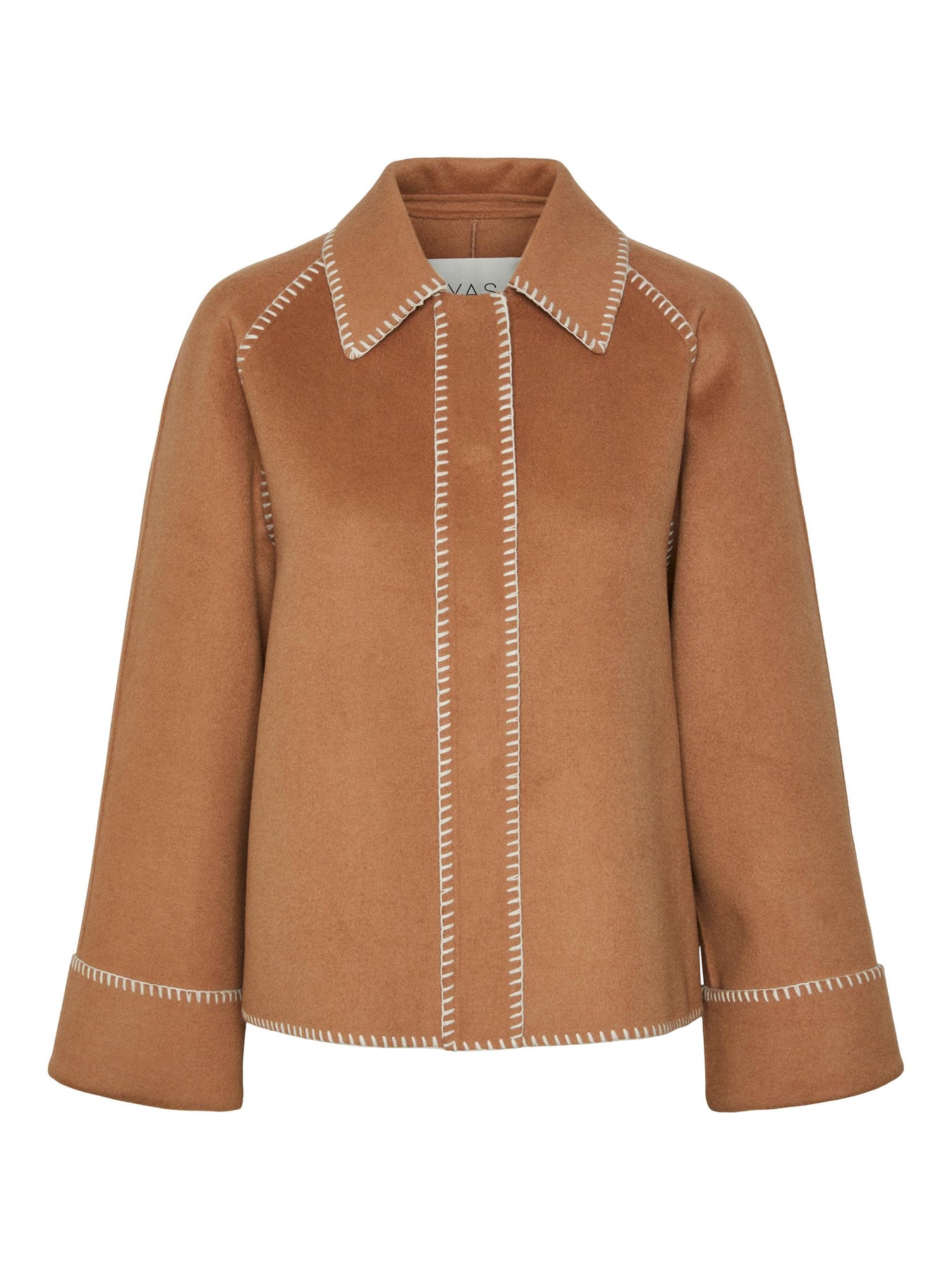 Yasalami Handmade Wool Mix Jacket - Nomad W/Birch Stich