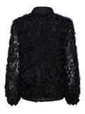 Yasroso LS Neck Shirt - Black