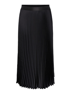 Yasceline HW Midi Skirt - Black