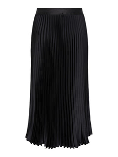 Yasceline HW Midi Skirt - Black