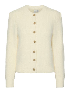 Yasmey Ls Knit Cardigan - Birch