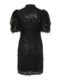 Yaselza 2/4 Dress - Black