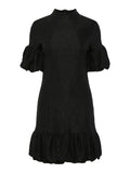 Yasduraz 2/4 Short Dress - Black