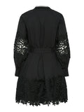 Yassemira Ls Shirt Dress S. - Black