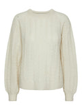 Yaslelu Ls O-Neck Knit Pullover - Birch