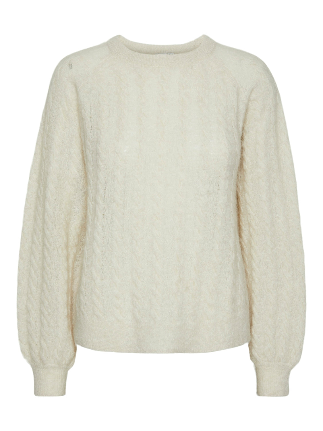 Yaslelu Ls O-Neck Knit Pullover - Birch