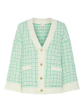 Yasliviana Ls Knit Cardigan - Bright Green Birch