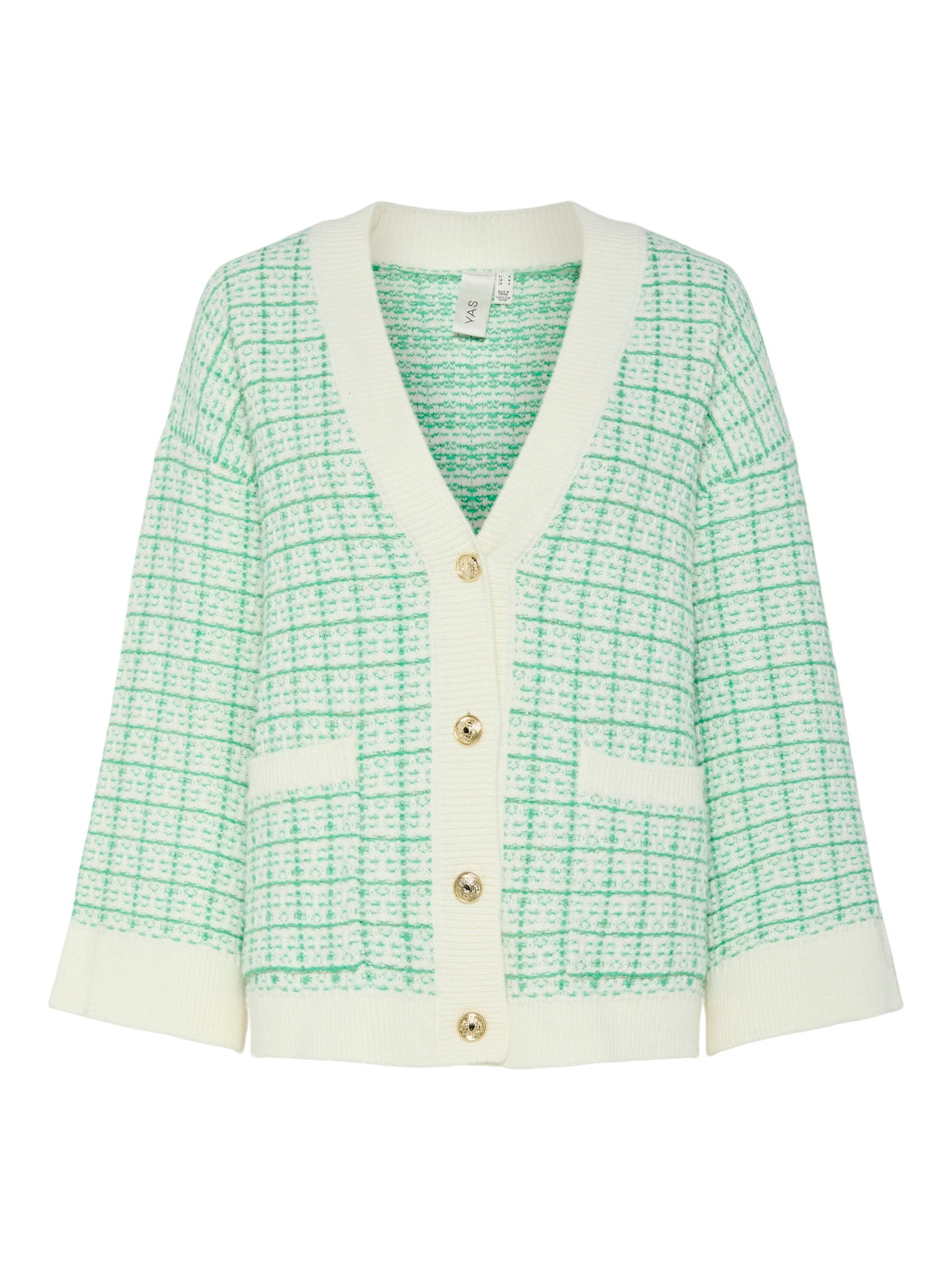 Yasliviana Ls Knit Cardigan - Bright Green Birch
