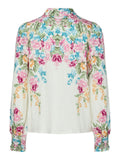 Yasrosie Ls Shirt - Birch Rosie Print