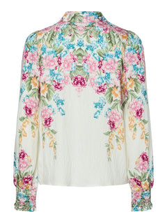 Yasrosie Ls Shirt - Birch Rosie Print