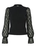 Yasdotera Ls Knit Pullover - Black