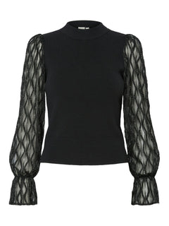 Yasdotera Ls Knit Pullover - Black