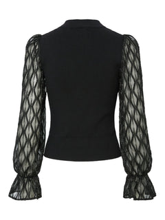 Yasdotera Ls Knit Pullover - Black