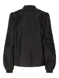 Yasmathilda Ls Beaded Skjorta - Show - Svart