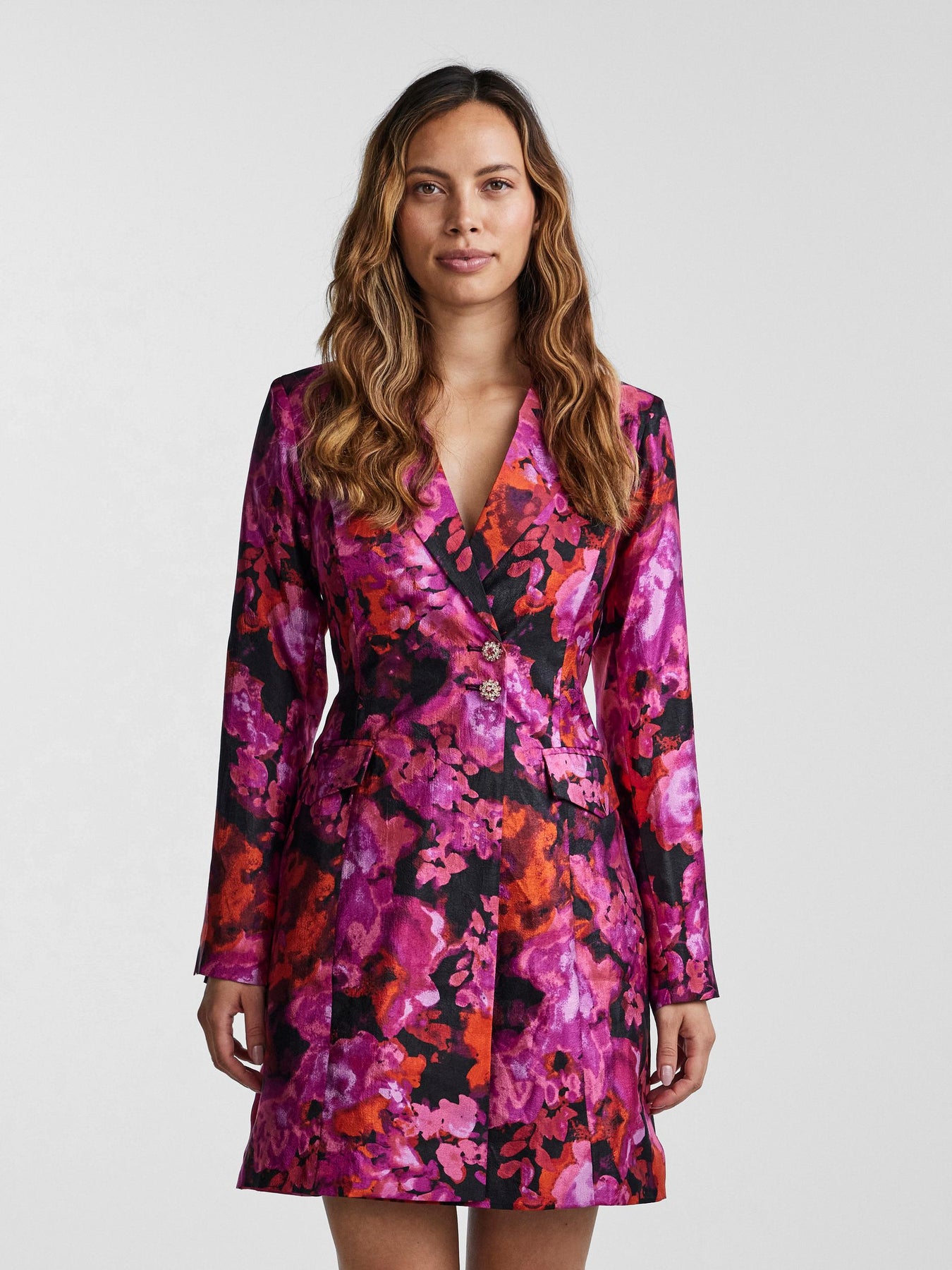 Yastwilightgarden LS Blazer Dress - Black