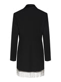 Yasjessi LS Long Blazer - Black