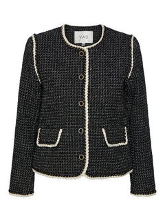 Yasclema 7/8 Blazer Jacket - Black