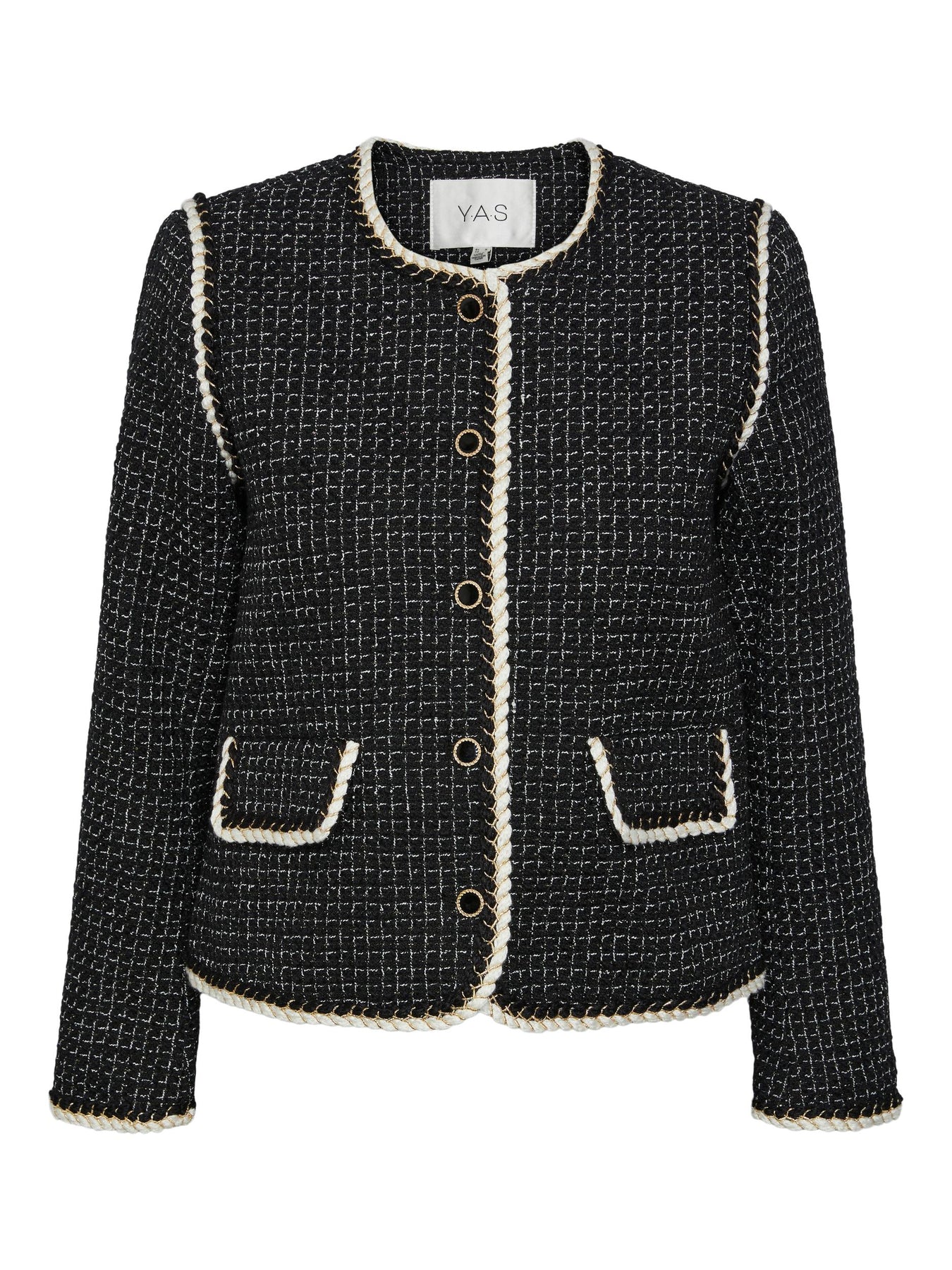 Yasclema 7/8 Blazer Jacket - Black