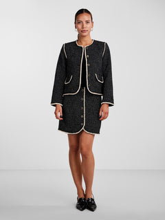 Yasclema 7/8 Blazer Jacket - Black