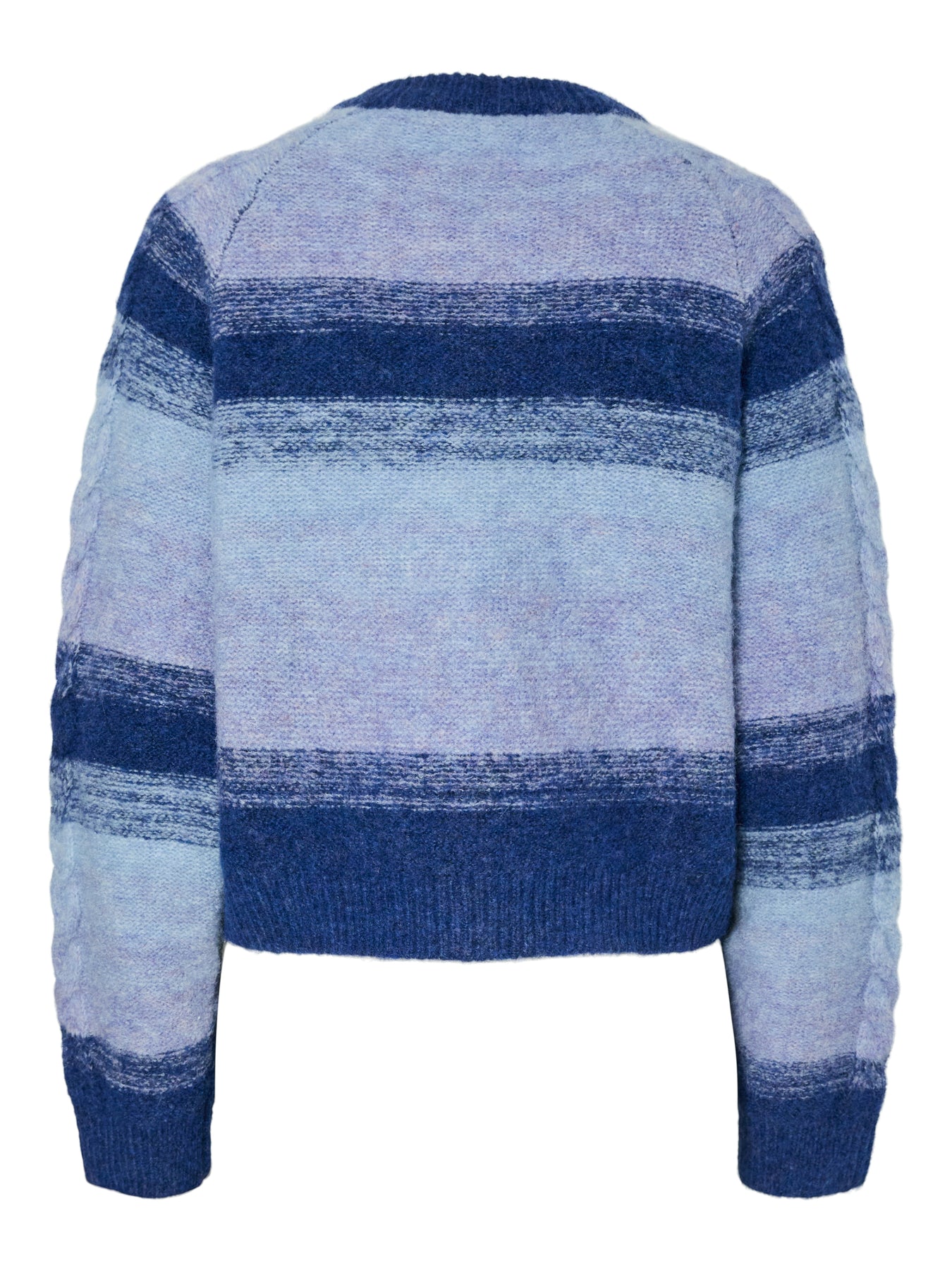 Yasmegano Ls Knit Short Kofta - Dazzling Blue Vista Blue/Clear Sky