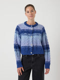 Yasmegano Ls Knit Short Kofta - Dazzling Blue Vista Blue/Clear Sky