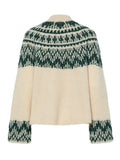 Yasliri Ls Wool Blend Knit Pullover - Birch Ponderosa Pine