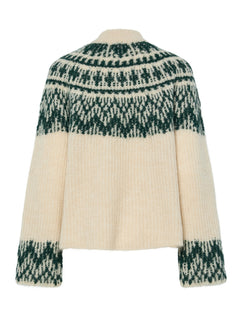 Yasliri Ls Wool Blend Knit Pullover - Birch Ponderosa Pine
