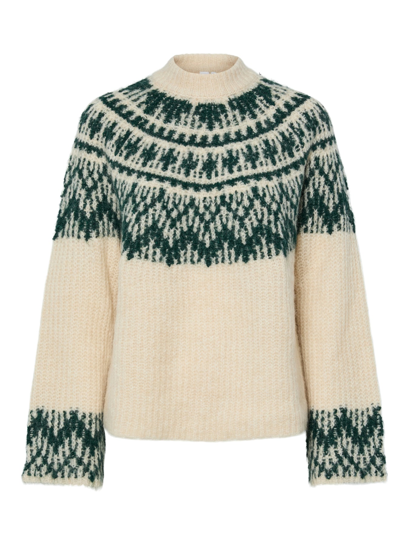 Yasliri Ls Wool Blend Knit Pullover - Birch Ponderosa Pine